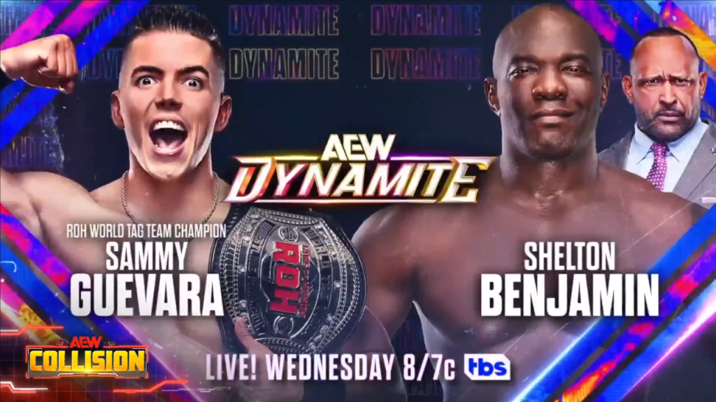 Sammy Guevara vs. Shelton Benjmain, More Added To 10/23 AEW Dynamite, Updated Card