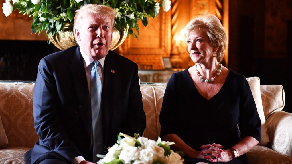 Donald Trump Linda McMahon