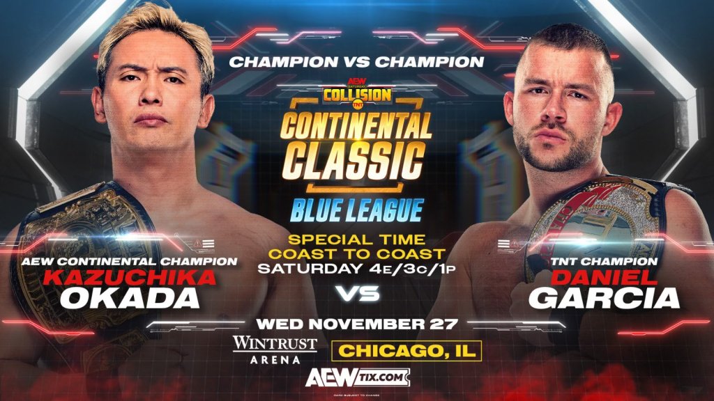 AEW Collision Kazuchika Okada Daniel Garcia