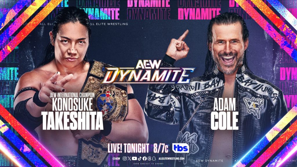 AEW Dynamite Konosuke Takeshita vs. Adam Cole