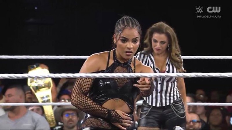 Dawn Marie Referees Hardcore Match On WWE NXT