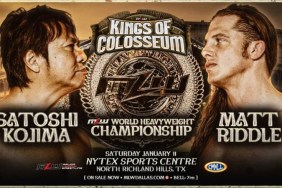 MLW Kings Of Colosseum Matt Riddle Satoshi Kojima