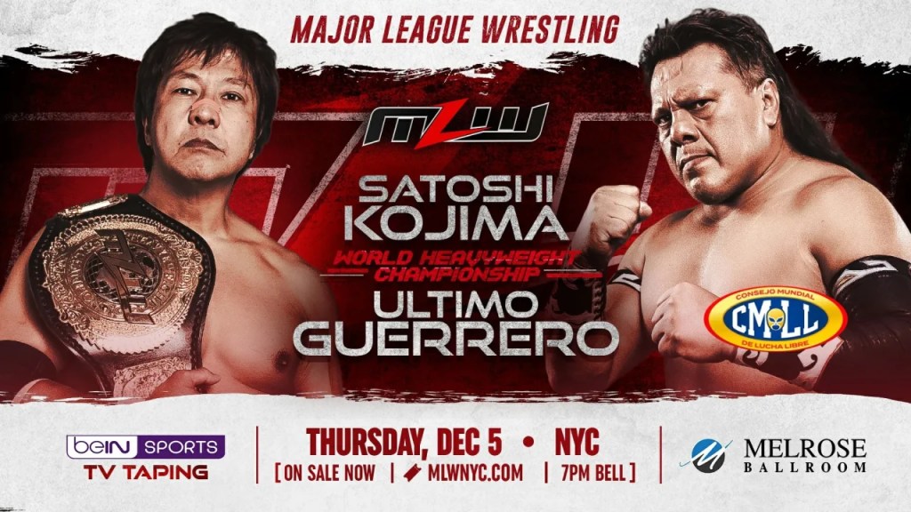 Satoshi Kojima To Defend MLW World Championship Against Ultimo Guerrero On 12/5