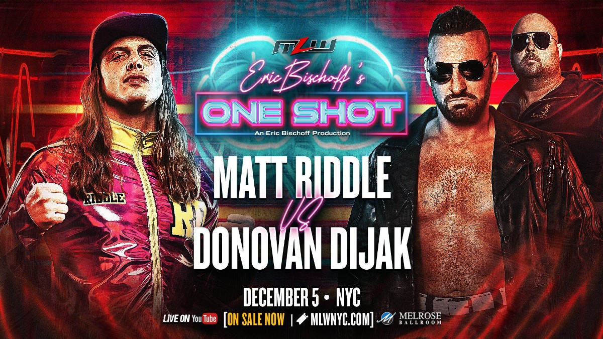 Matt Riddle vs. Donovan Dijak Set For Eric Bischoff's MLW One-Shot