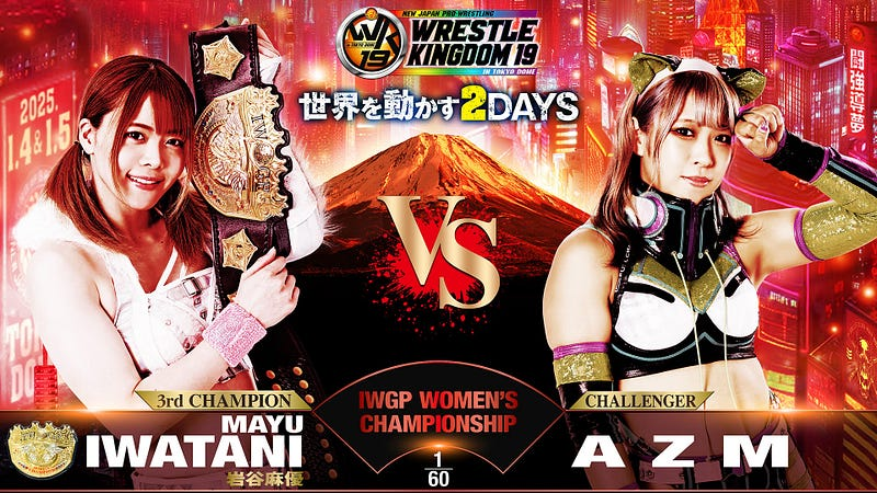 IWGP Women’s Title Match Set For NJPW Wrestle Kingdom 19