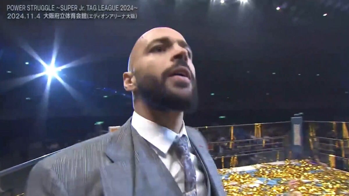 Ricochet Appears At NJPW Power Struggle, Challenges Zack Sabre Jr. To