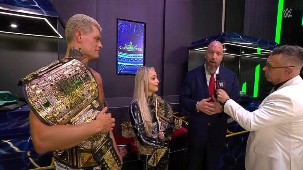 Triple H Cody Rhodes Liv Morgan WWE