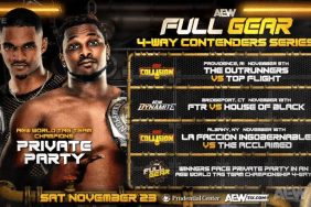 AEW Full Gear Contenders Series Starts On 11/9 AEW Collision