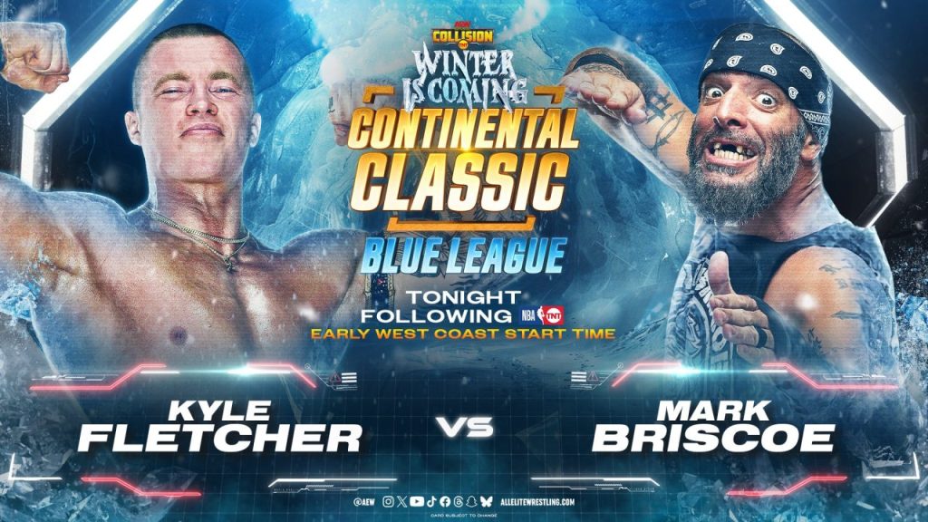 AEW Collision Kyle Fletcher vs. Mark Briscoe