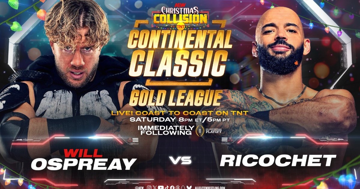 Will Ospreay vs. Ricochet, More Set For AEW Christmas Collision