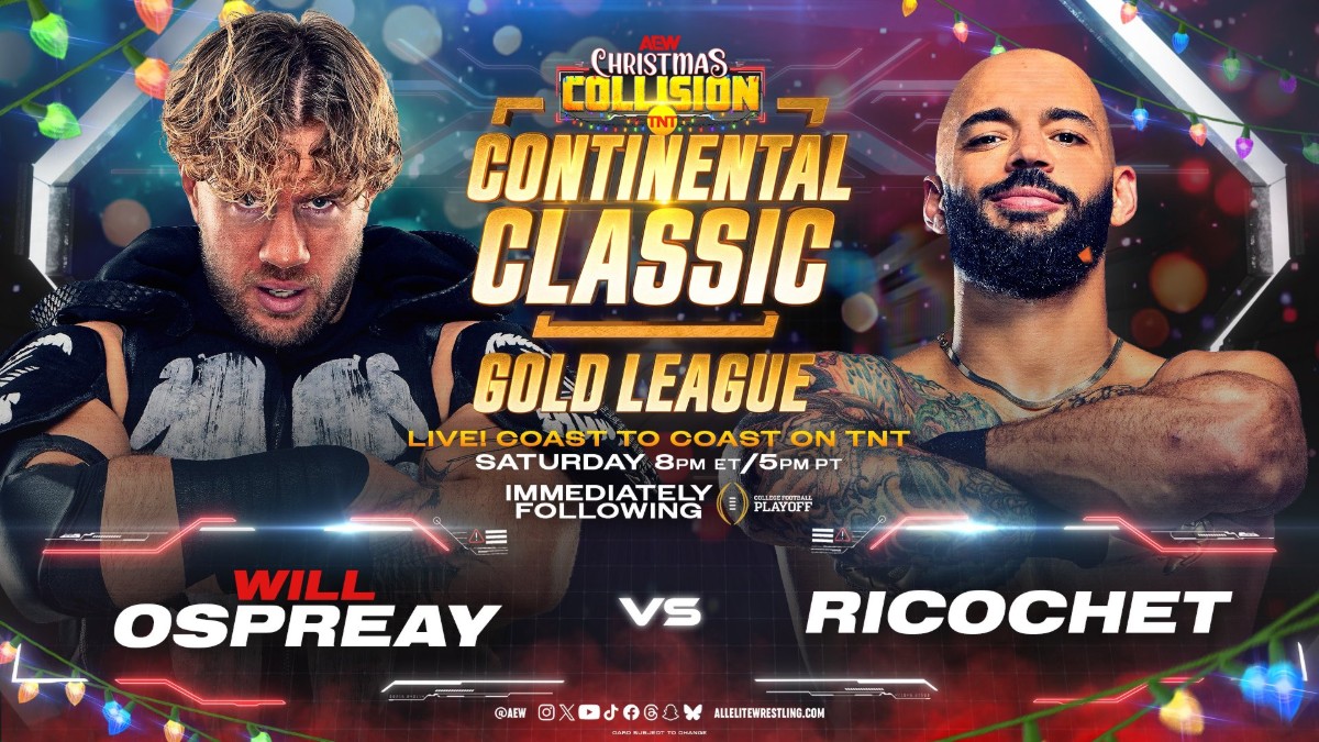 Will Ospreay vs. Ricochet, More Set For AEW Christmas Collision