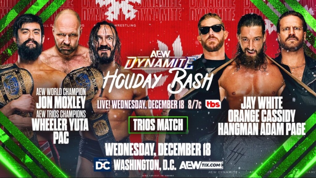 Trios Match Added To AEW Dynamite: Holiday Bash