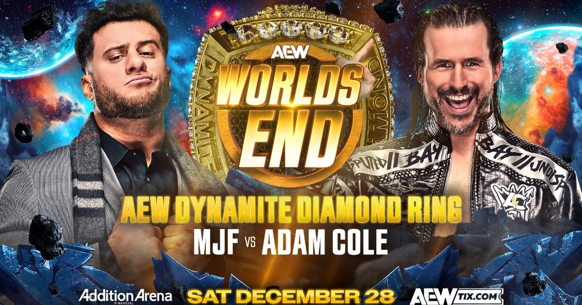 Adam Cole To Face MJF For AEW Dynamite Diamond Ring At AEW Worlds End