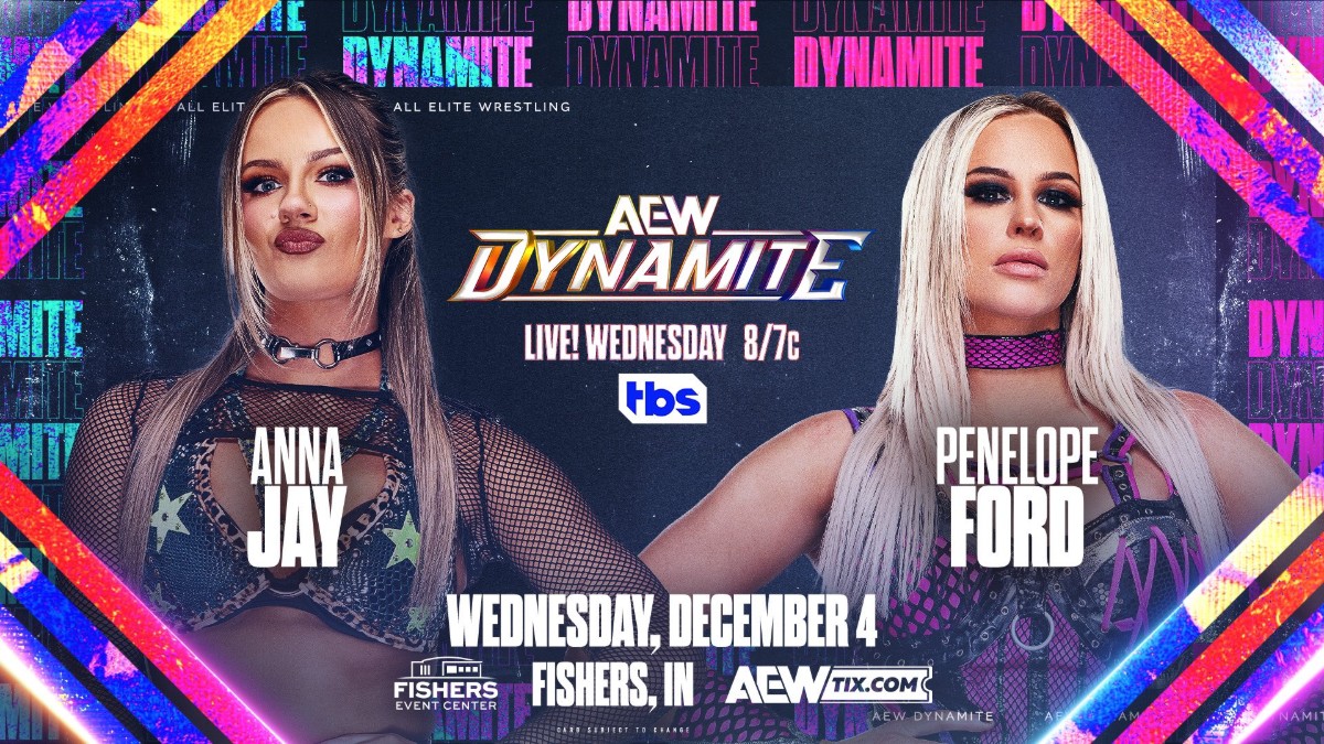 Anna Jay vs. Penelope Ford Announced For 12/4 AEW Dynamite