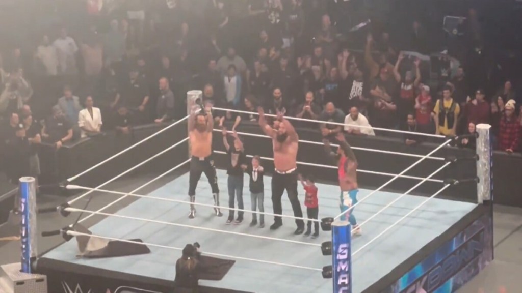 Braun Strowman, Jey Uso, And Sami Zayn Honor Bray Wyatt, Brodie Lee