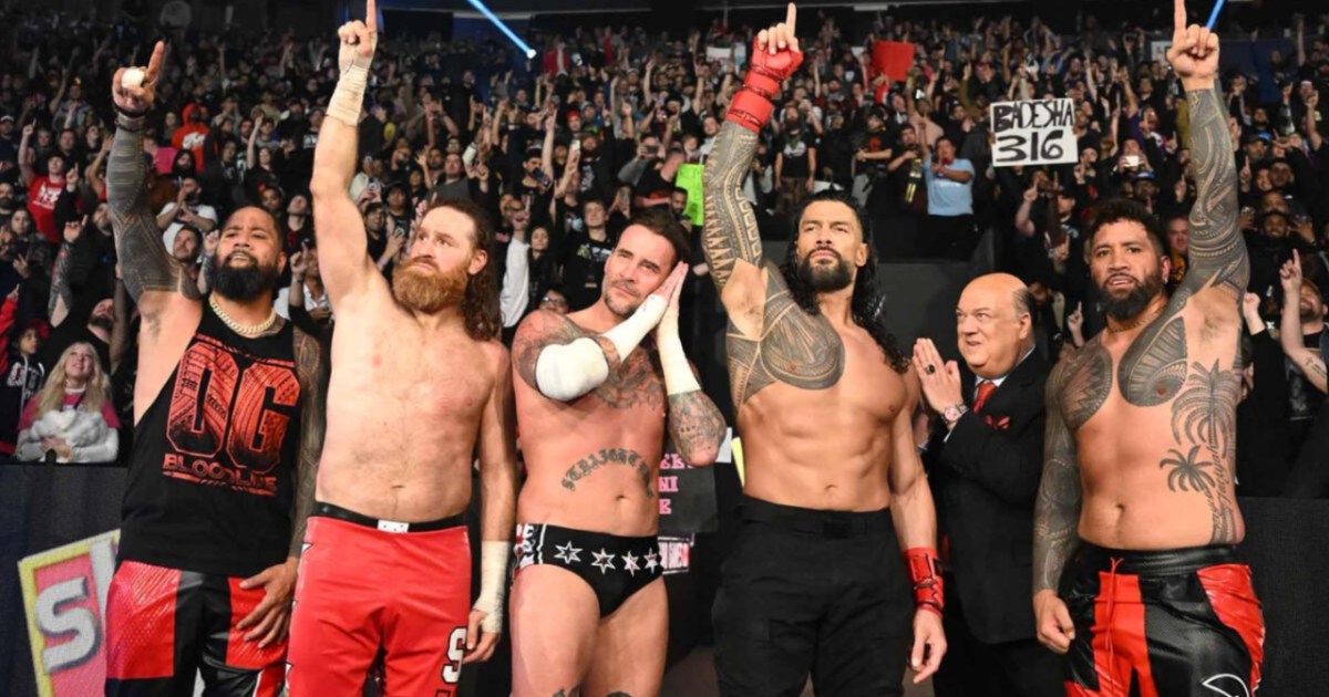 https://www.wrestlezone.com/wp-content/uploads/sites/8/2024/12/WWE-Survivor-Series-WarGames-OG-Bloodline-and-CM-Punk.jpg?resize=1200,630