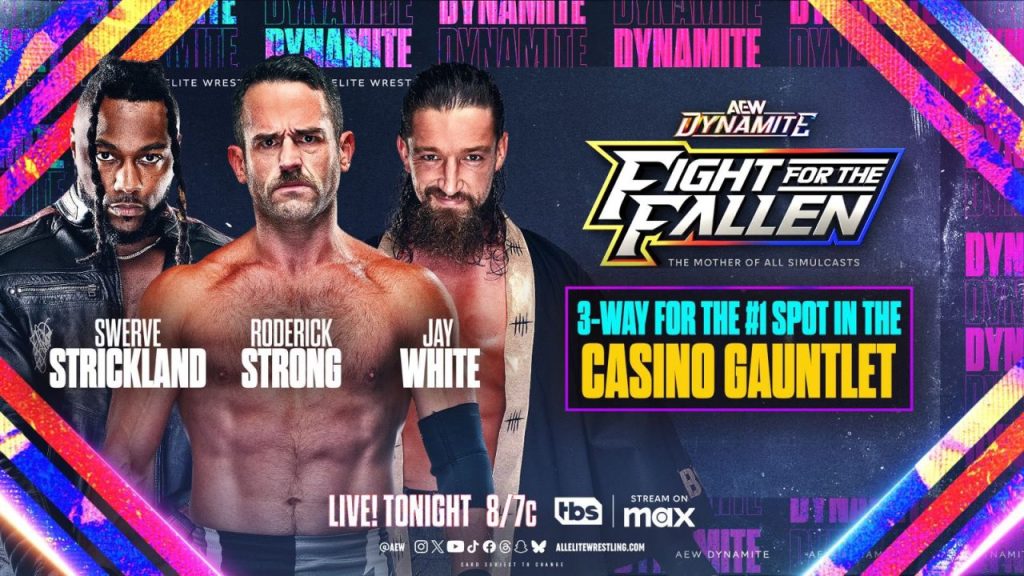 AEW Dynamite Swerve Strickland Jay White Roderick Strong