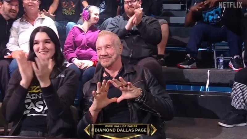 Diamond Dallas Page Attends WWE NXT