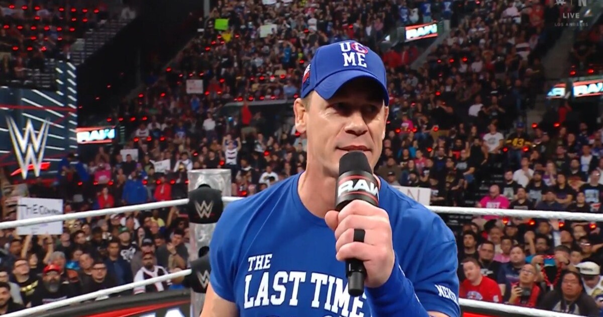 John Cena Declares For WWE Royal Rumble Match At WWE RAW On Netflix Premiere