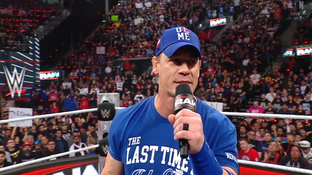 John Cena Declares For WWE Royal Rumble Match At WWE RAW On Netflix