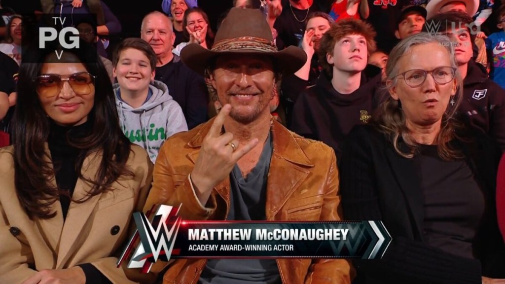 Matthew McConaughey WWE SmackDown (1)