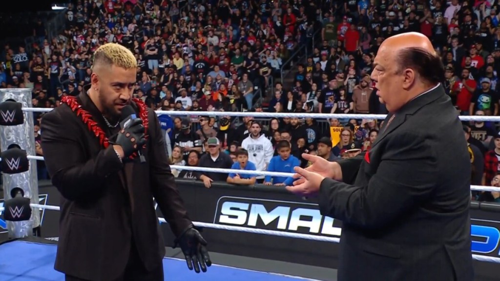 Solo Sikoa Paul Heyman WWE SmackDown