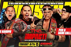 TNA iMPACT The Hardys PCO Sami Callihan