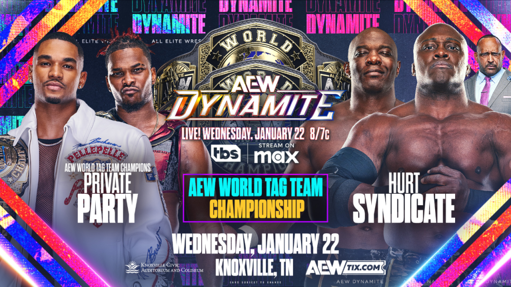 AEW Tag Team Title Match & More Announced For 1/22 AEW Dynamite, Updated Card