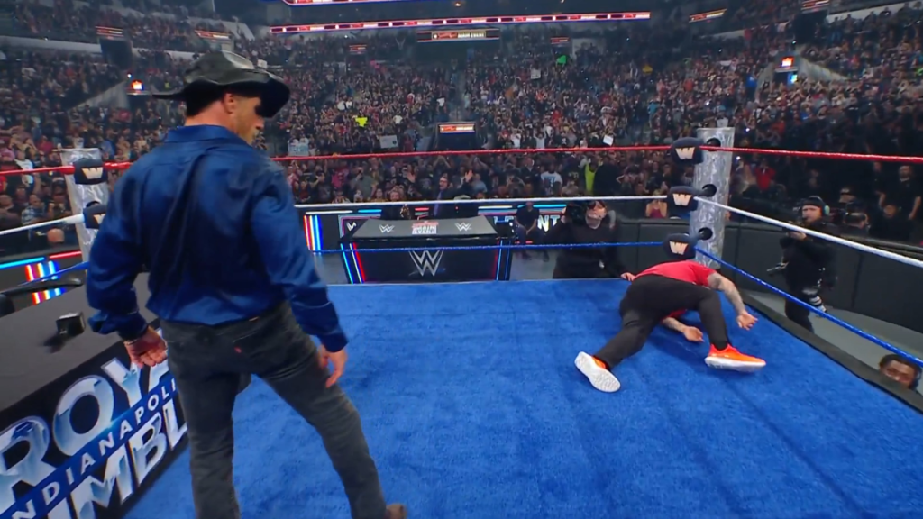 Shawn Michaels Hits Kevin Owens With Sweet Chin Music At Saturday Night's Main Event