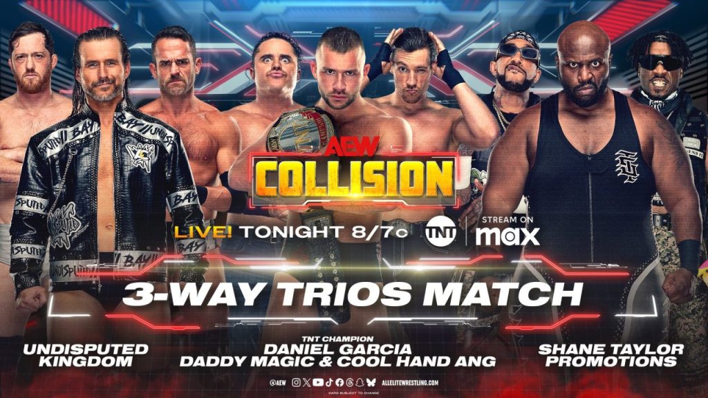 AEW Collision 3-Way Trios Match