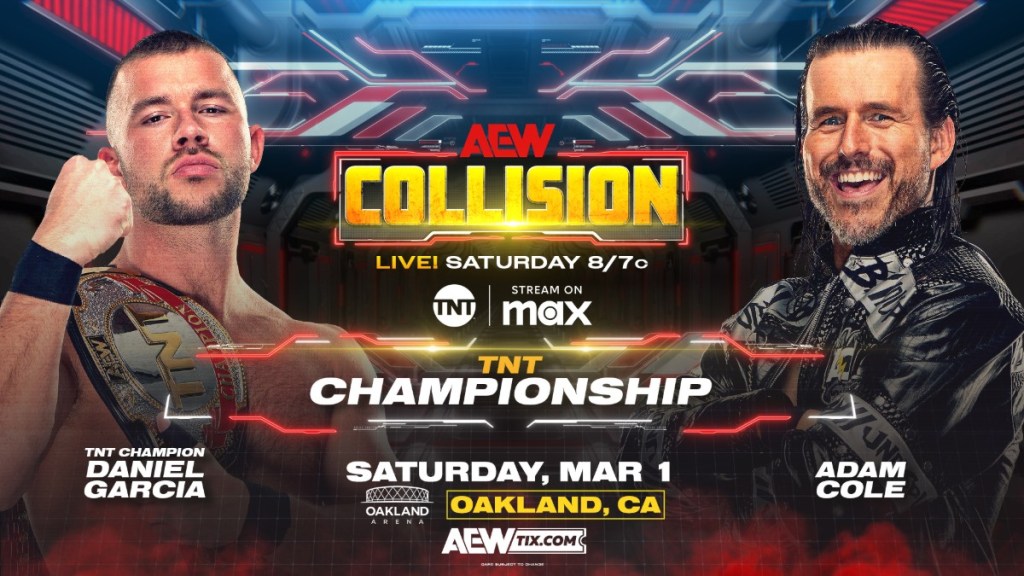 AEW Collision Adam Cole Daniel Garcia