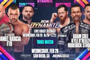 AEW Dynamite Adam Cole Kyle O'Reilly Daniel Garcia FTR