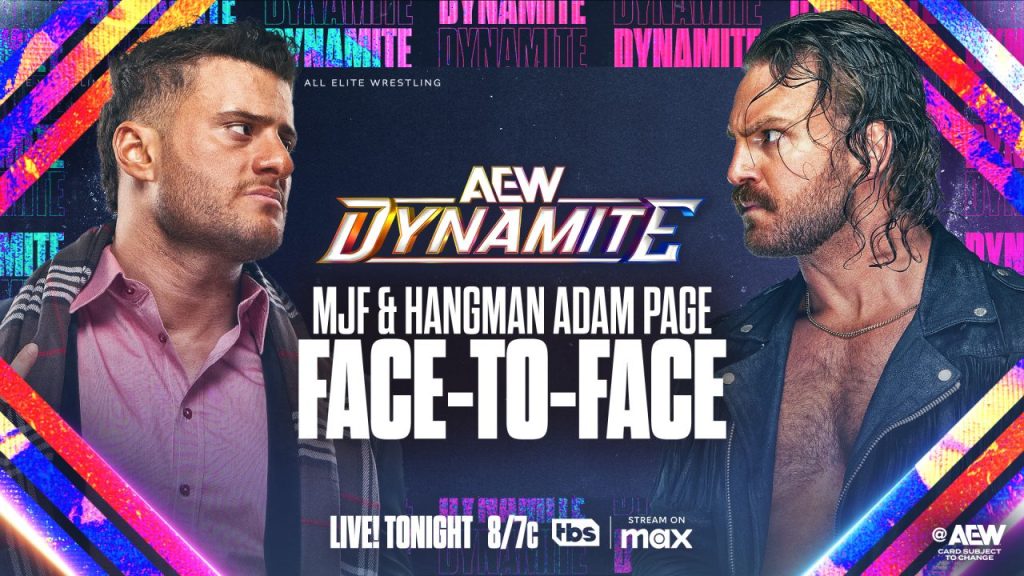 AEW Dynamite MJF Hangman Page