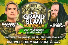 AEW Grand Slam Australia Kazuchika Okada Buddy Matthews