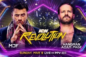 AEW Revolution MJF Hangman Adam Page