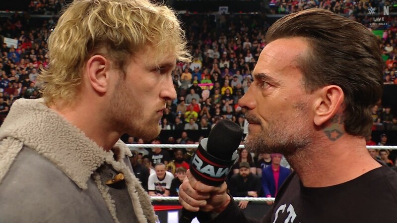 CM Punk Logan Paul WWE RAW