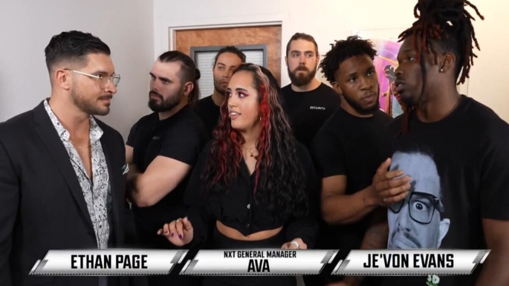 Ethan Page Je'Von Evans WWE NXT