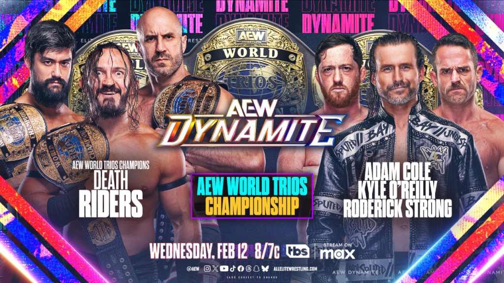 AEW World Trios Championship Match, More Set For 2/12 AEW Dynamite