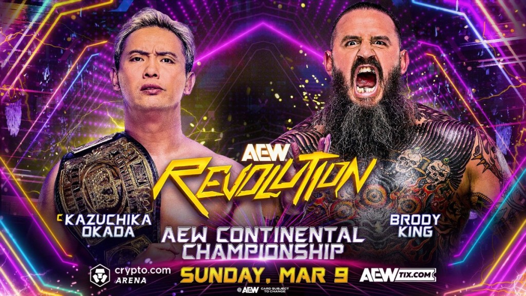 AEW Revolution Kazuchika Okada Brody King