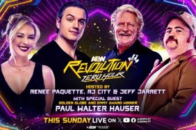 AEW Revolution Paul Walter Hauser Jeff Jarrett RJ City Renee Paquette