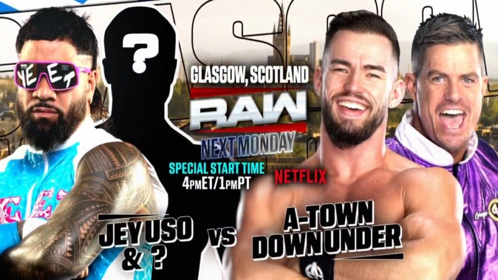 Jey Uso To Team Up With Mystery Partner On WWE RAW In Glasgow