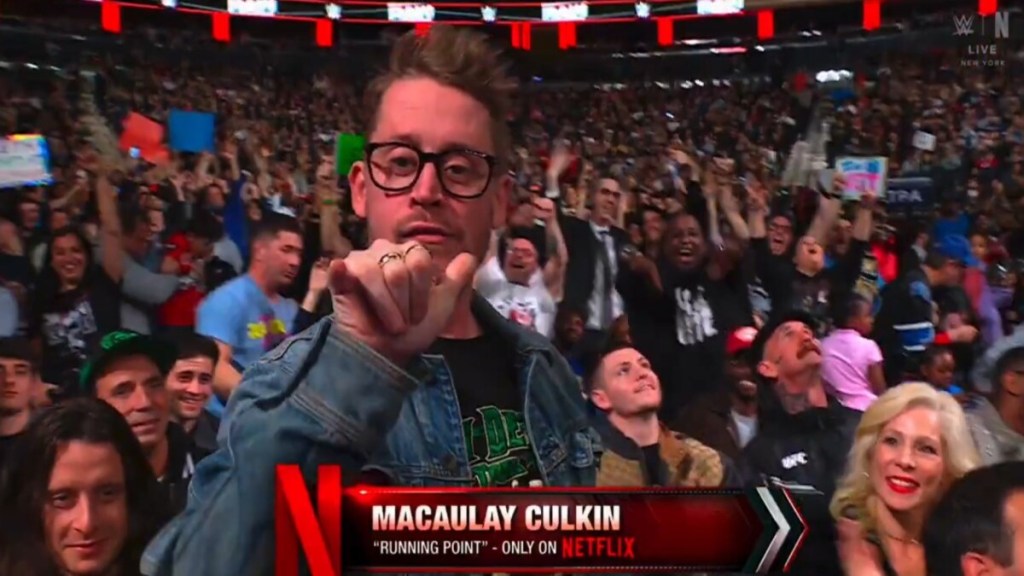 Macaulay Culkin WWE RAW