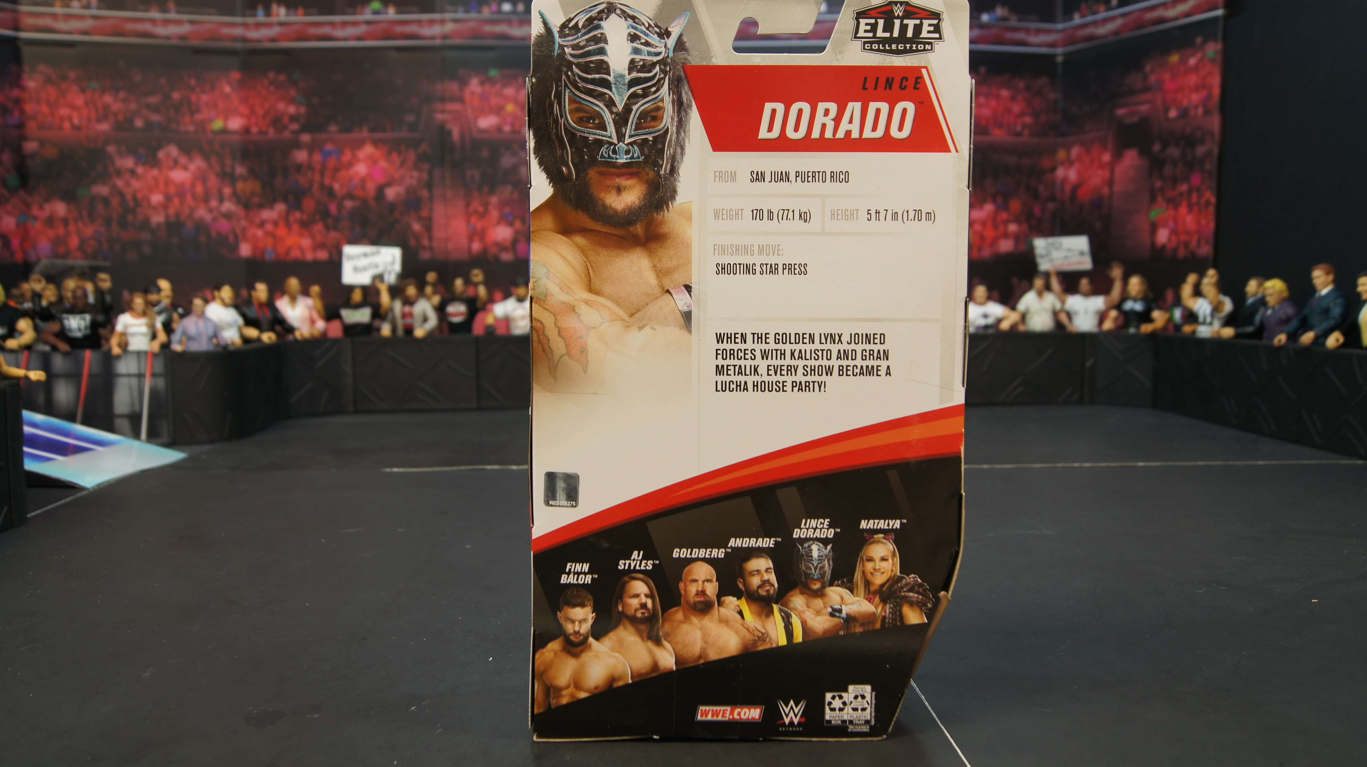 PRO WRESTLING CRATE LINCE DORADO AUTOGRAPHED 8X10 CRATE EXCLUSIVE!!  CERTIFIED!!